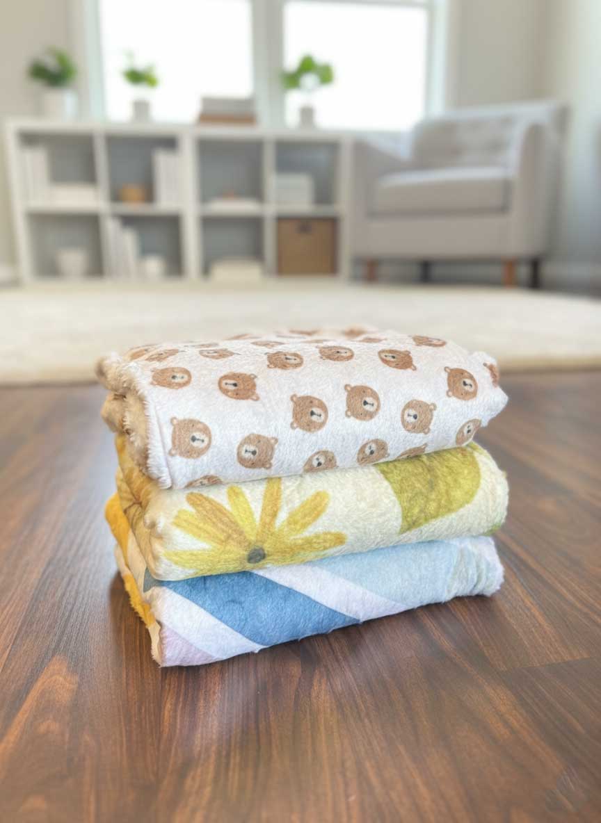 Snuggle ME Baby Blanket - Bear Bottom - Texela - Image 2