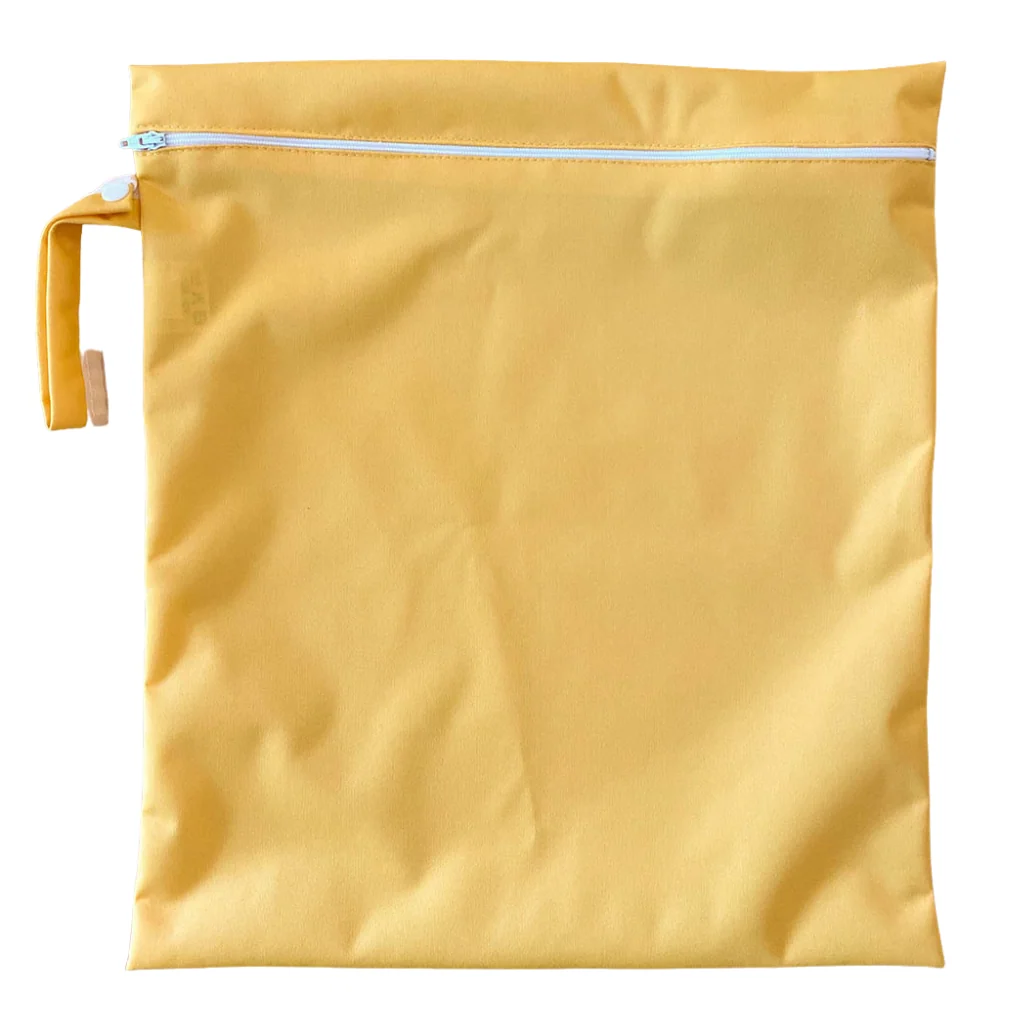 Premium Zippered Wet Bag - Mustard - Texela - Image 3