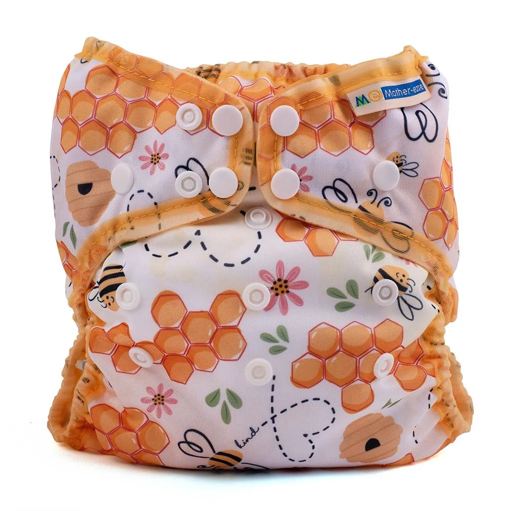 One Size Wizard Uno (7 - 35 lbs) - Natural Cotton - One Size (7-35 lbs) / Natural Cotton / Bee Kind - Texela - Image 9